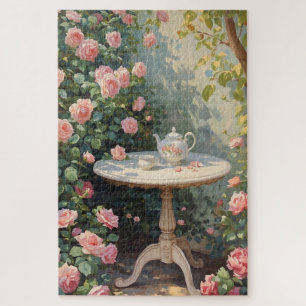 Floral Reading Nook Jigsaw Puzzle