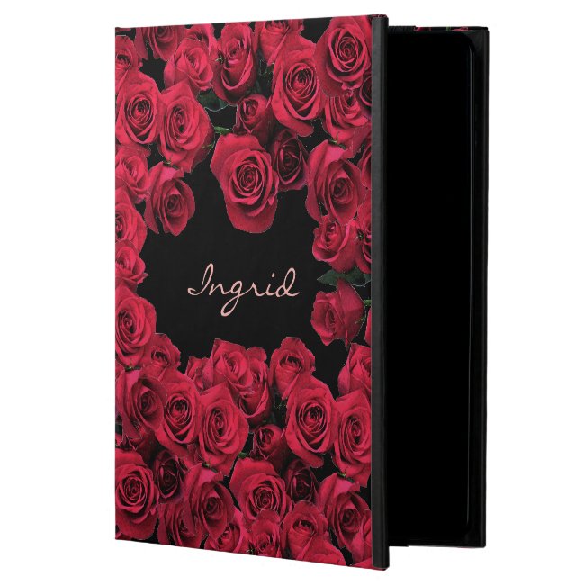 Floral Red Rose Garden Flowers iPad Air 2 Case
