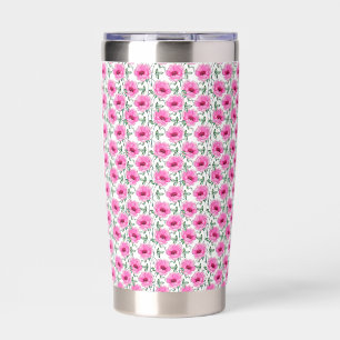 Floral Red Roses Pattern-55501 Insulated Tumbler
