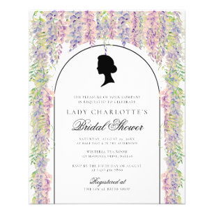 Floral Regency Elegant Bridal Shower Flyer