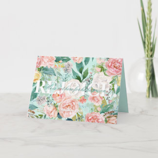 Floral REJOICE! Easter Card