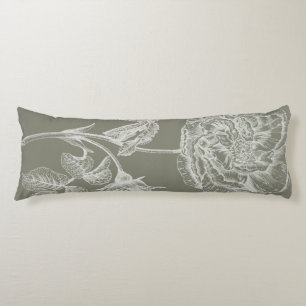 Floral Relief I Body Pillow
