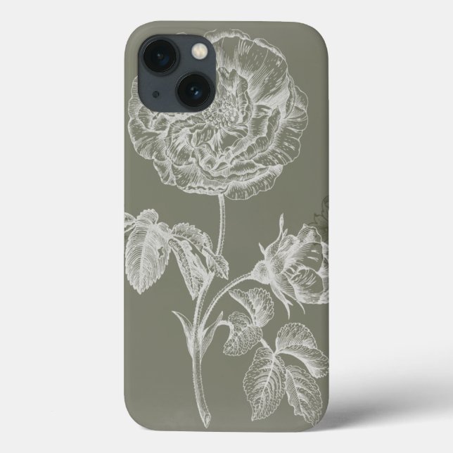 Floral Relief I Case-Mate iPhone Case (Back)