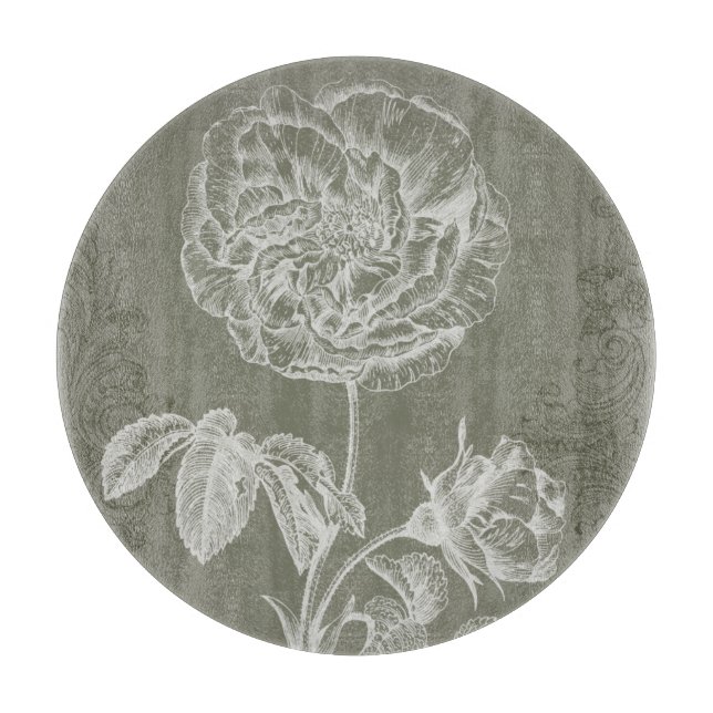 Floral Relief I Cutting Board (Front)