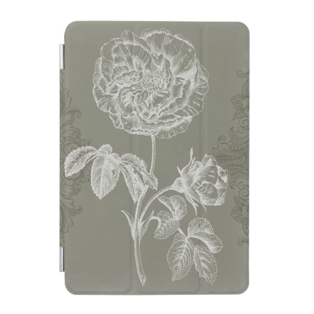 Floral Relief I iPad Mini Cover (Front)