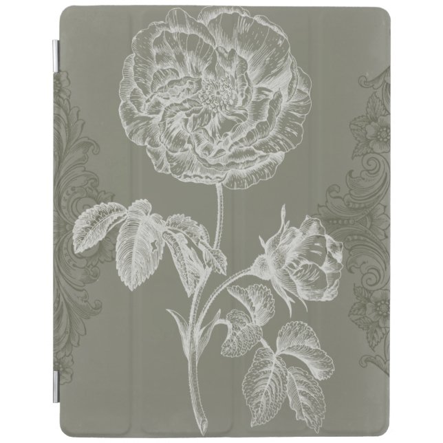Floral Relief I iPad Smart Cover (Front)