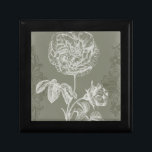 Floral Relief I Keepsake Box<br><div class="desc">Floral</div>