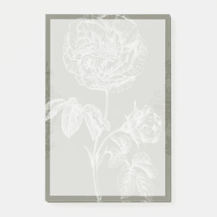 Floral Relief I Post-it Notes