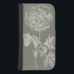 Floral Relief I Wallet Phone Case For Samsung Galaxy S4<br><div class="desc">Floral</div>