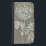 Floral Relief I Wallet Phone Case For Samsung Galaxy S4<br><div class="desc">Floral</div>