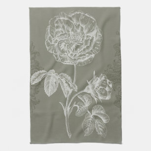 Floral Relief I Towel