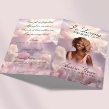 Floral Remembrance Memorial Program - FLR001