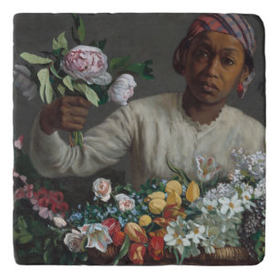 Floral Resolve Ceramic Trivet
