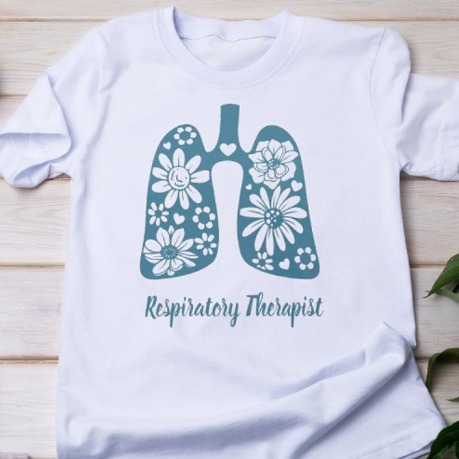 Floral Respiratory Therapist T-Shirt (Creator Uploaded)