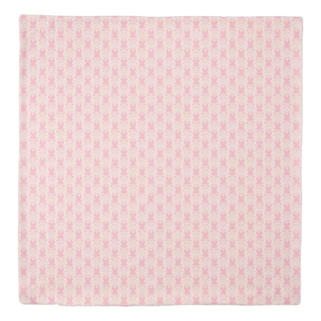 Floral retro damask duvet cover (Front)