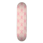 Floral retro damask skateboard