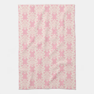 Floral retro damask towel