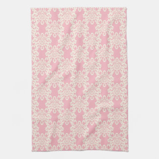Floral retro damask towel