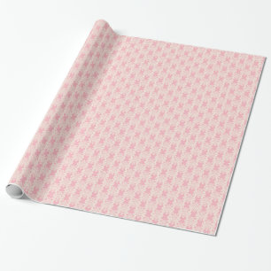 Floral retro damask wrapping paper