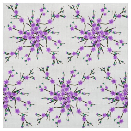 floral retro pattern fabric