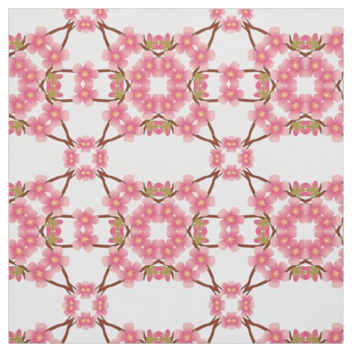 floral retro pattern fabric