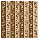 Floral retro striped pattern fabric