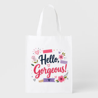 Floral Reusable tote bag
