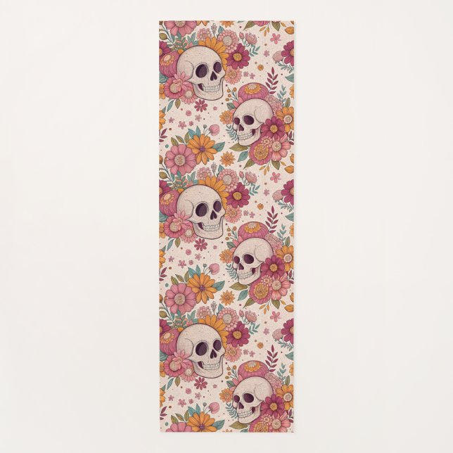 Floral Reverie Yoga Mat (Front)