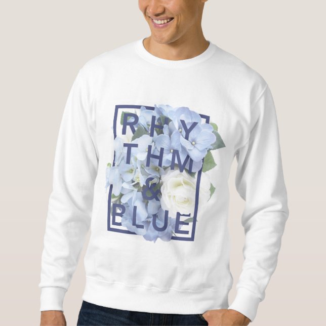 Floral Rhythm & Blue Logo Sweatshirt (Front)