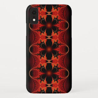 Floral Ribbon Abstract Fractal Art iPhone XR Case