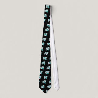 Floral Ribbon Hope - Cervical Cancer Tie