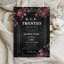 Floral RIP 20s 30th Birthday Death to my Youth Invitation