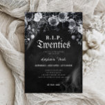 Floral RIP 20s Death to my Youth 30th Birthday Invitation<br><div class="desc">Mark the end of an era with our Floral 'Death to My Youth' RIP 30th Birthday Invitation. This unique design blends floral elegance with a touch of nostalgia, creating a stylish and edgy invitation for bidding adieu to the roaring 20s. Fully customizable to capture the essence of your celebration, this...</div>