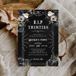 Floral RIP 30s 40th Birthday Death to my Youth Invitation<br><div class="desc">Floral RIP 30s 40th Birthday Death to my Youth Invitation</div>