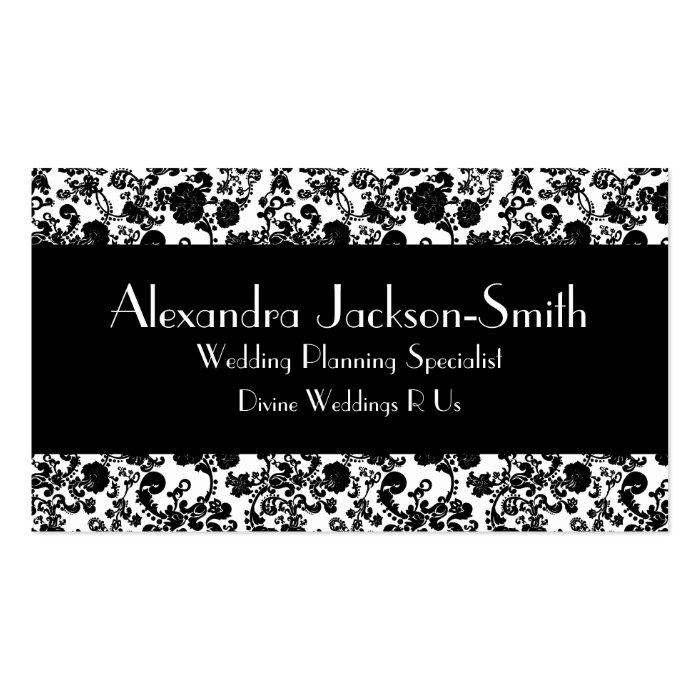 Floral Rococo Wedding, wedding industry business c Business Cards