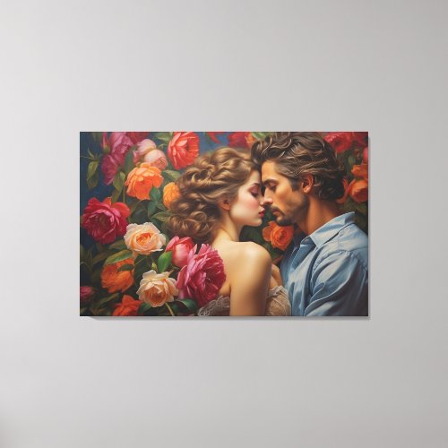 Floral Romance Canvas Print