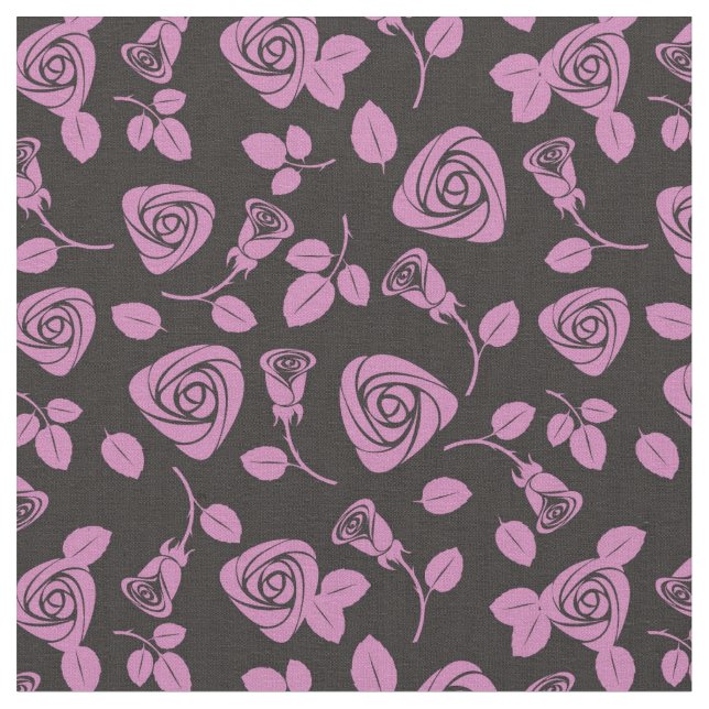 Floral Rose Background Fabric (Close Up)