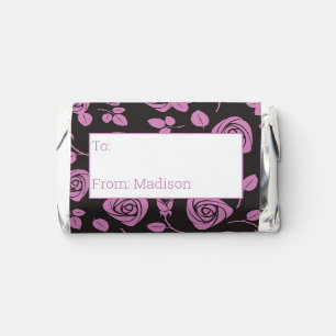 Floral Rose Background Hershey's Miniatures