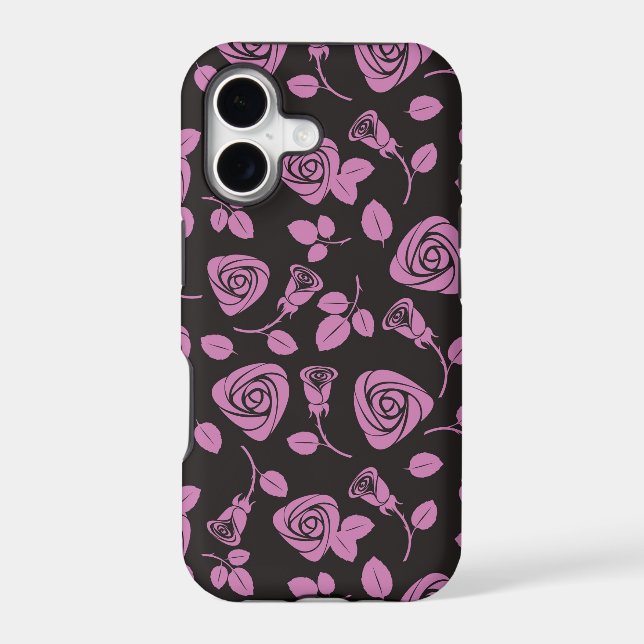 Floral Rose Background Iphone Case (Back)