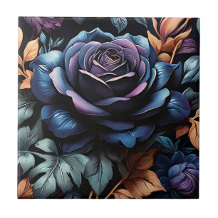 Floral Rose Botanical Dreamy Ceramic Tile
