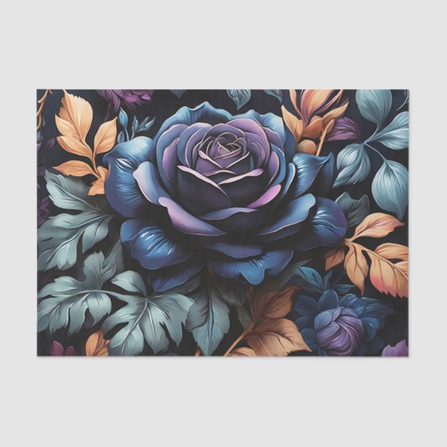 Floral Rose Botanical Dreamy Tissue Paper (Front)
