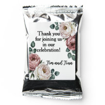 Floral Rose Coffee Favor