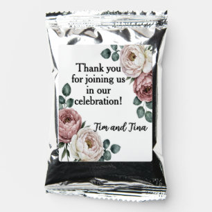 Floral Rose Coffee Favor Drink Mix