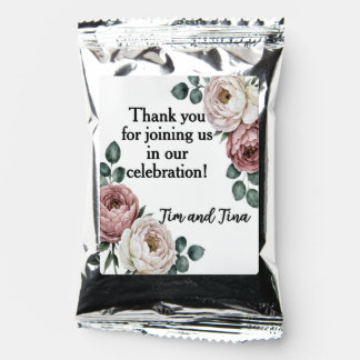 Floral Rose Coffee Favor Drink Mix