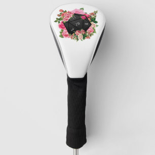 Floral Rose D20 Tabletop RPG Gaming Dice Golf Head Cover