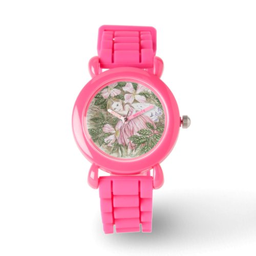 Floral Rose Fairy Wrist Watch