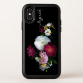 Floral Rose Flowers OtterBox iPhone XS Case (Back)