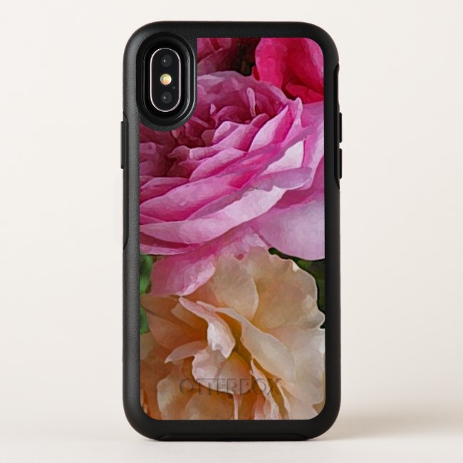 Floral Rose Garden Flowers OtterBox iPhone X Case