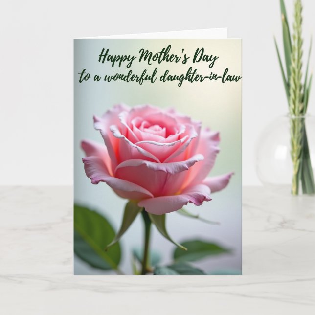 Floral Rose Mothers Day Love Card (Front)