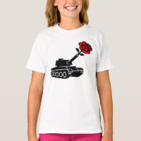 Floral Rose Tank Anti War Pacifism